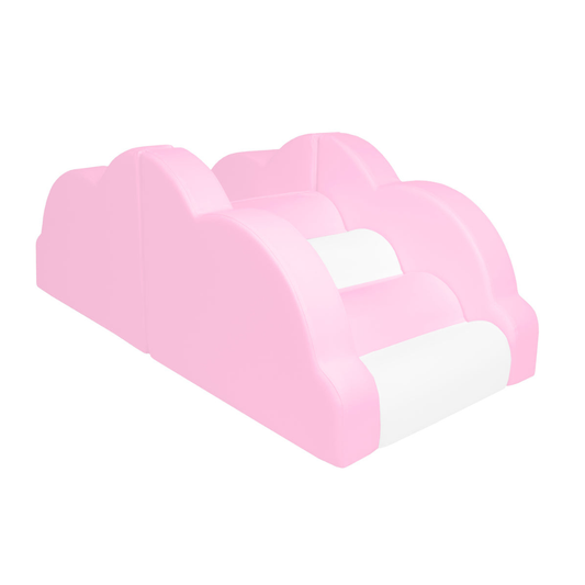 Cloud Climber - Pastel Pink And White