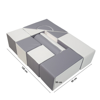 Maxi Castle Block Sets - Lilac & White